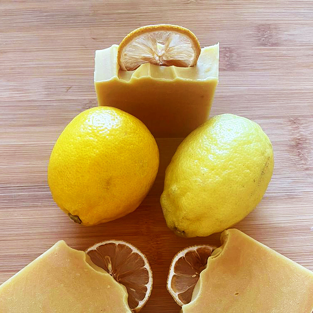Jabón artesanal de limón - Galería - Tienda Jabones Saule - Ecotienda sinsinsin